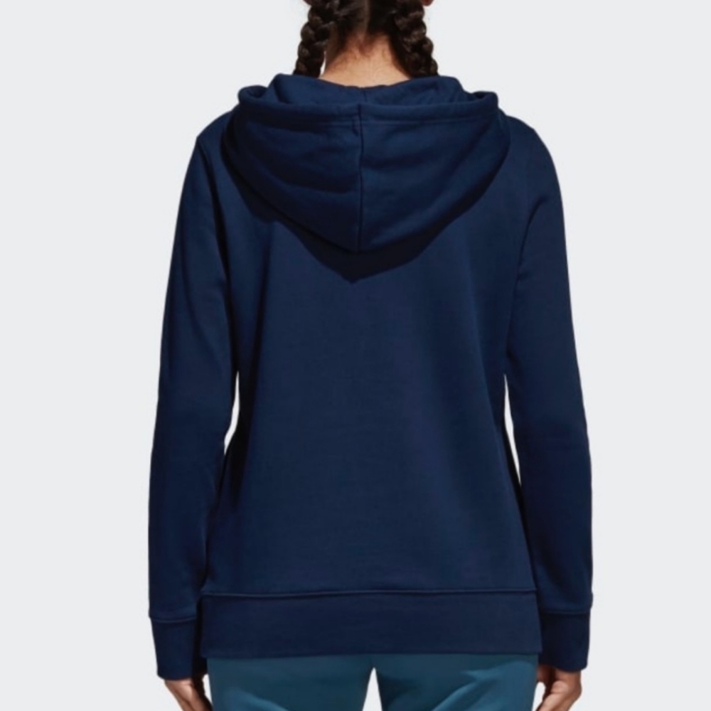 Adidas Hoodie Trefoil Logo, Size M, Navy Blue - Picture 5 of 6